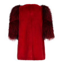 Load image into Gallery viewer, Gaga Mink and Fox Fur Jacket