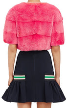 Load image into Gallery viewer, Sarah Mini Mink Fur Jacket Fuxia