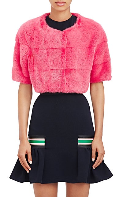 Sarah Mini Mink Fur Jacket Fuxia – Lilly e Violetta
