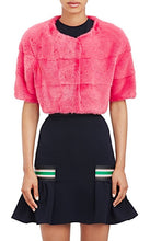 Load image into Gallery viewer, Sarah Mini Mink Fur Jacket Fuxia