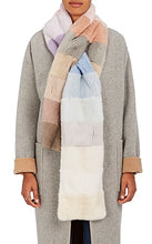 Load image into Gallery viewer, Mink Fur Scarf Rainbow