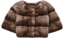 Load image into Gallery viewer, Sarah Mini Mink Fur Jacket Bosco