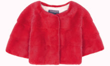Load image into Gallery viewer, Sarah Mini Mink Fur Jacket Fuxia
