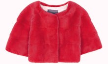 Load image into Gallery viewer, Sarah Mini Mink Fur Jacket Fuxia
