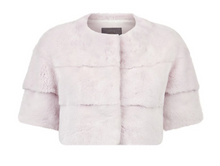 Load image into Gallery viewer, Sarah Mini Mink Fur Jacket Acqua Di Rose