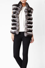 Load image into Gallery viewer, Alice womens chinchilla vest Natural Chinchilla 6