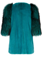 Load image into Gallery viewer, Gaga Mink and Fox Fur Jacket