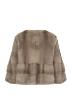 Load image into Gallery viewer, esmeralda womens short mink jacket Cammeo 3