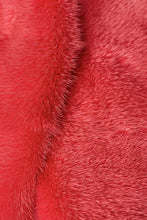 Load image into Gallery viewer, Sarah Mini Mink Fur Jacket Fuxia
