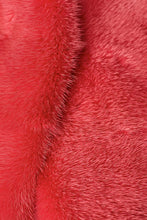 Load image into Gallery viewer, Sarah Mini Mink Fur Jacket Fuxia