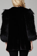 Load image into Gallery viewer, gaga womens mink fox fur jacket Nero Fox 7