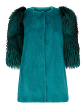 Load image into Gallery viewer, Gaga Mink and Fox Fur Jacket