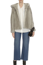 Load image into Gallery viewer, katie womens mink hoodie Pebble 2