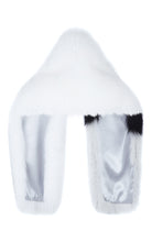 Load image into Gallery viewer, Arabella Striped Fox Fur Scarf Bianco