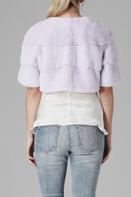 Load image into Gallery viewer, Sarah Mini Mink Fur Jacket Lavender