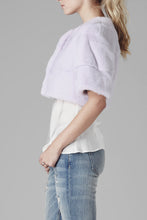 Load image into Gallery viewer, Sarah Mini Mink Fur Jacket Lavender
