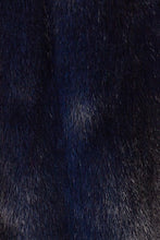 Load image into Gallery viewer, maria womens mink cape with collar Blu 5