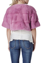 Load image into Gallery viewer, Sarah Mini Mink Fur Jacket Orchidea