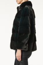 Load image into Gallery viewer, Rosie Mink Fur Jacket With Collar