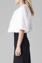 Load image into Gallery viewer, Sarah Mini Mink Fur Jacket Bianco