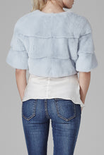 Load image into Gallery viewer, sarah womens mini mink jacket Cielo 4
