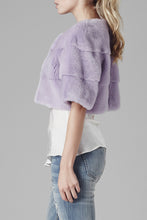 Load image into Gallery viewer, Sarah Mini Mink Fur Jacket Violetta