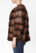 Load image into Gallery viewer, Sarah Mink Fur Jacket Bosco