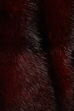 Load image into Gallery viewer, alice womens mink vest 70cm Claret 5

