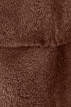 Load image into Gallery viewer, maria womens mink cape with collar Mahogany 5