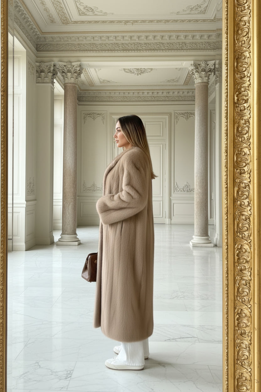 Margherita (120cm) Mink Fur Coat
