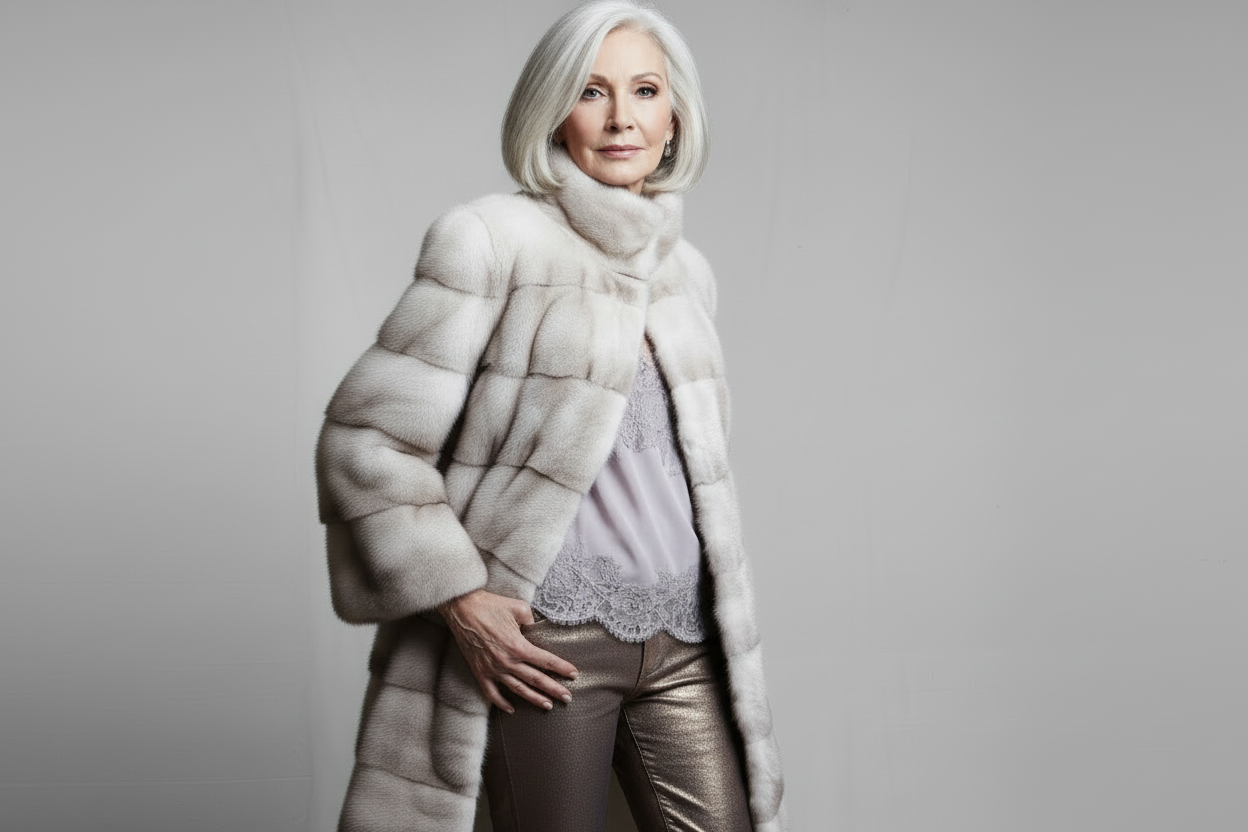 Lilly Mink Fur Coat