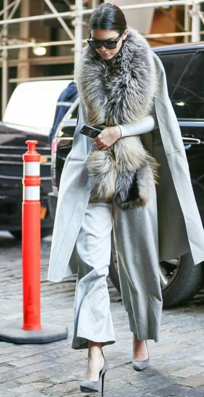 Arabella Cross Fox Fur Scarf Gold