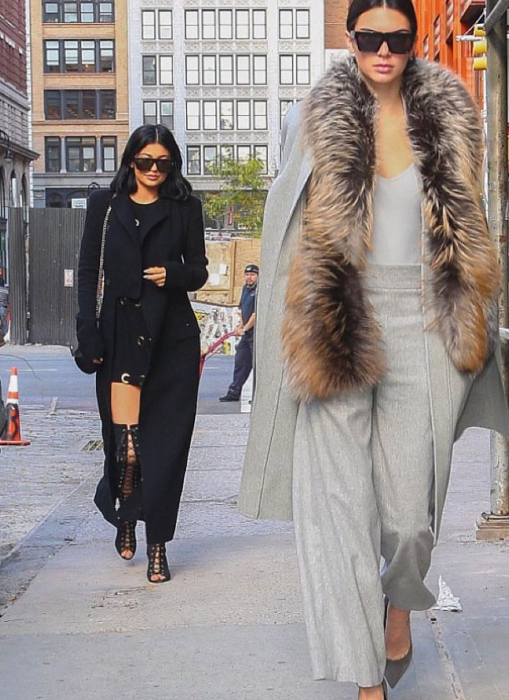 Arabella Cross Fox Fur Scarf Gold