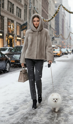 Katie Hoody Mink Fur Jacket