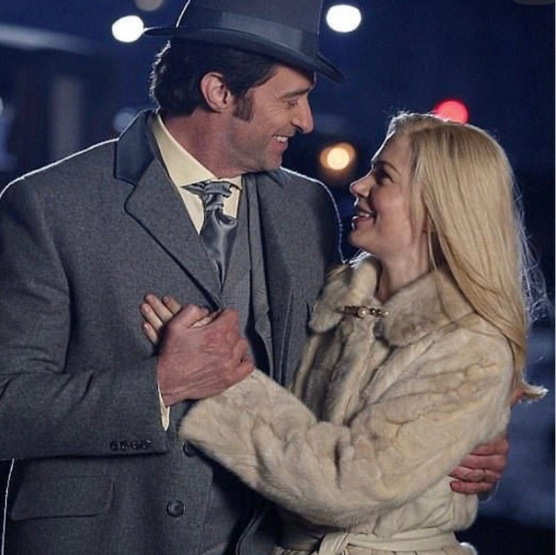 Michelle from The Greatest Showman wears lilly e violetta fur  