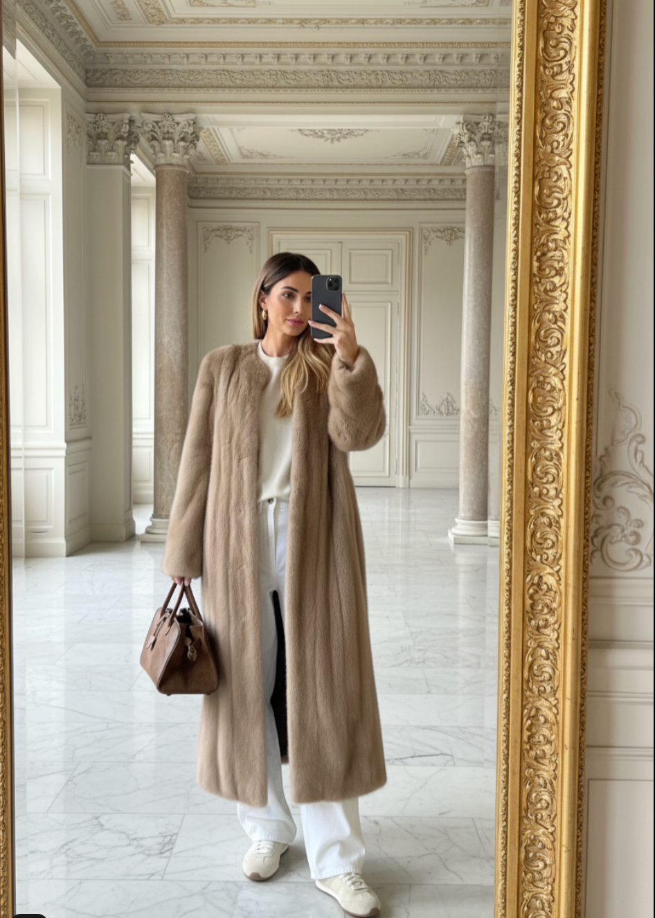 Margherita (120cm) Mink Fur Coat