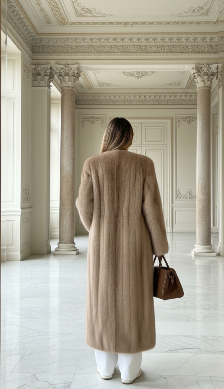 Margherita (120cm) Mink Fur Coat