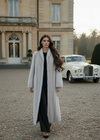Perla Grey Mink Coat