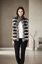 Alice Women's Chinchilla Fur Vest