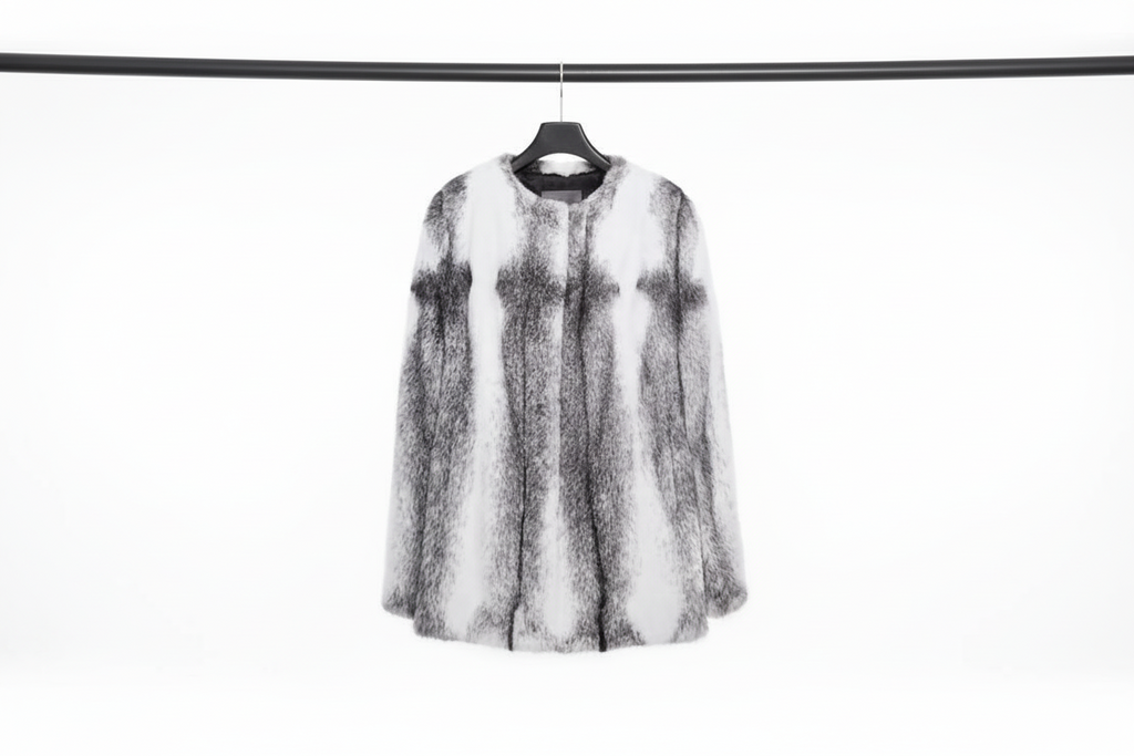 Maria Mink Fur Cape Girocollo