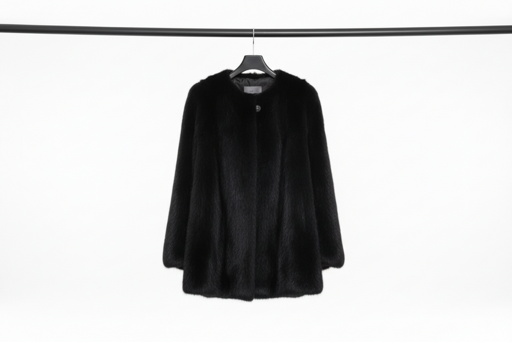 Maria Mink Fur Cape Girocollo