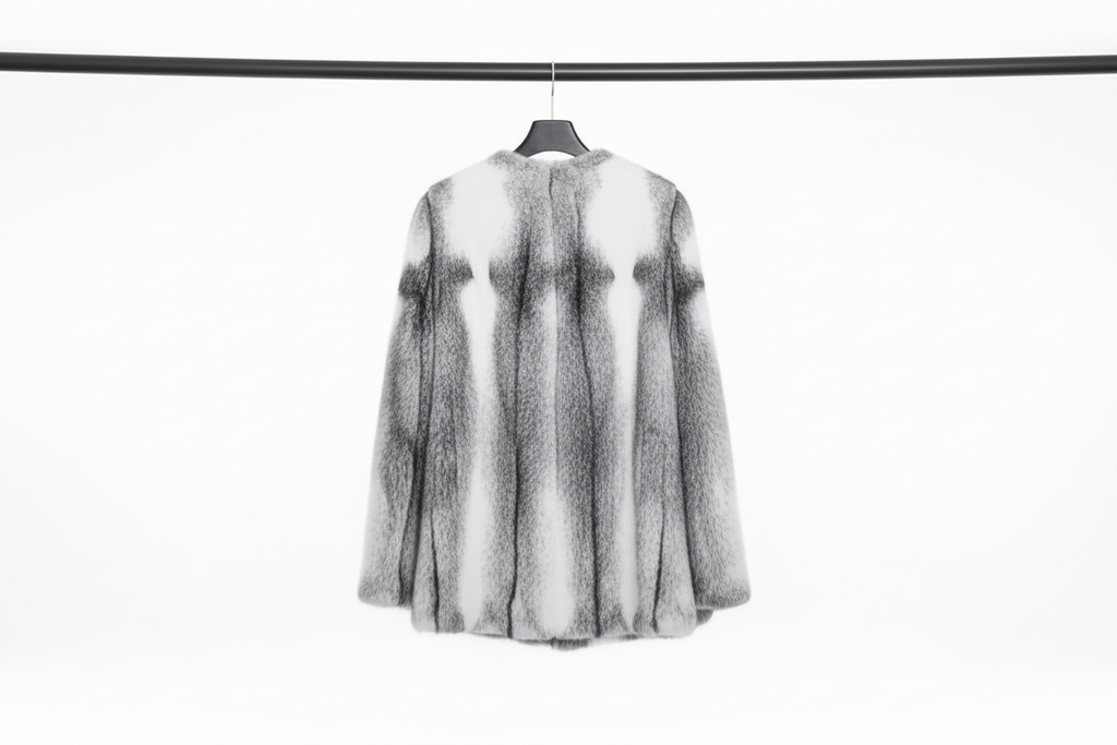 Maria Mink Fur Cape Girocollo