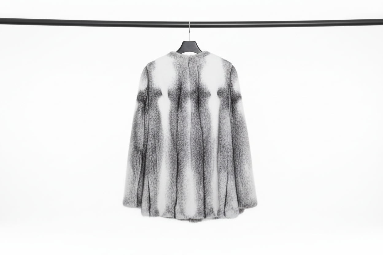Maria Mink Fur Cape Girocollo