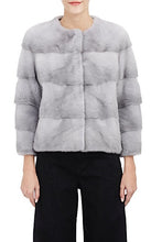 Load image into Gallery viewer, Sarah Mink Fur Jacket Sapphire
