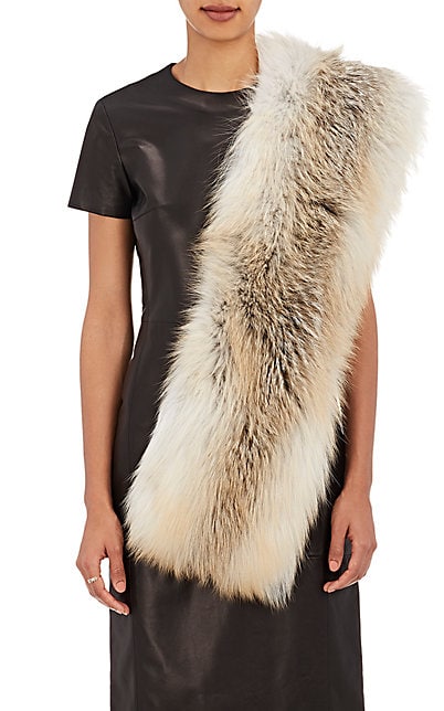 Arabella Icelandic Fox Fur Scarf Golden