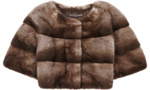 Load image into Gallery viewer, Sarah Mini Mink Fur Jacket Bosco
