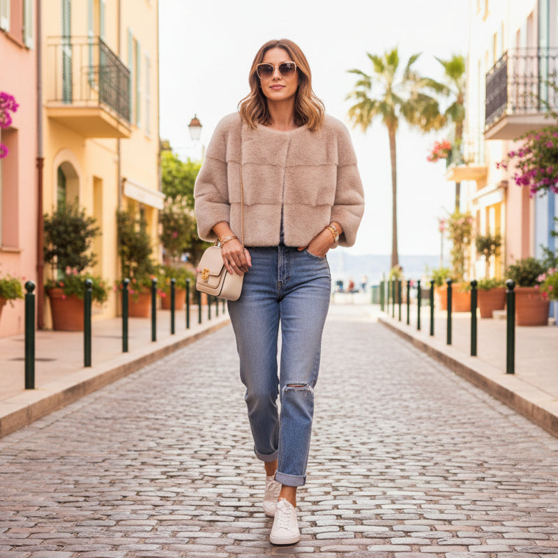 Sarah Mini in real Mink fur from Lilly e Violetta 