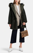 Load image into Gallery viewer, Sophia Full Mink Fur Parka With Fox Fur Trim Hooded Coat
