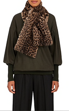 Load image into Gallery viewer, Mink Fur Scarf Leopard
