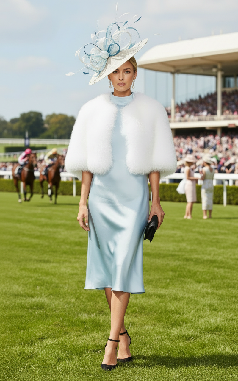 Michaela Fox Fur Cape